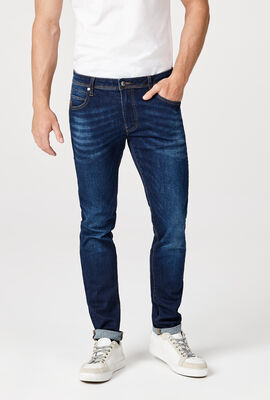 Leeroy Jeans, Mid Indigo, hi-res